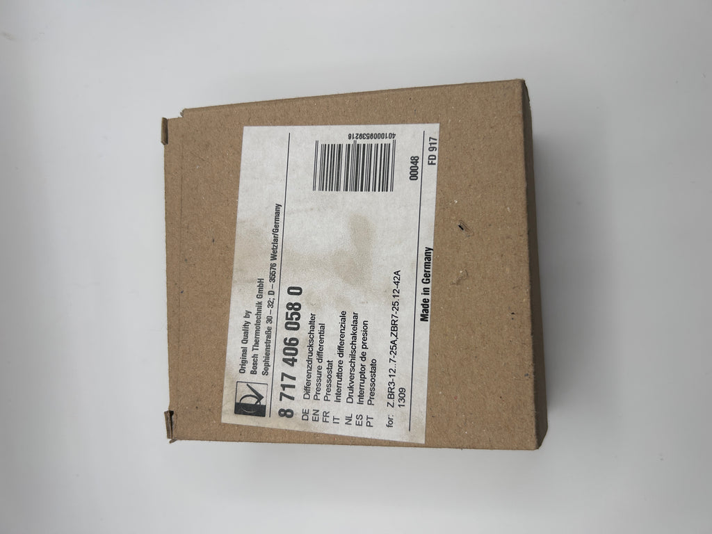 Buderus 87174060580 Junkers Druckdose DIFFERENZDRUCKSCHALTER ZSBR ZWBR 3-12 7-25
