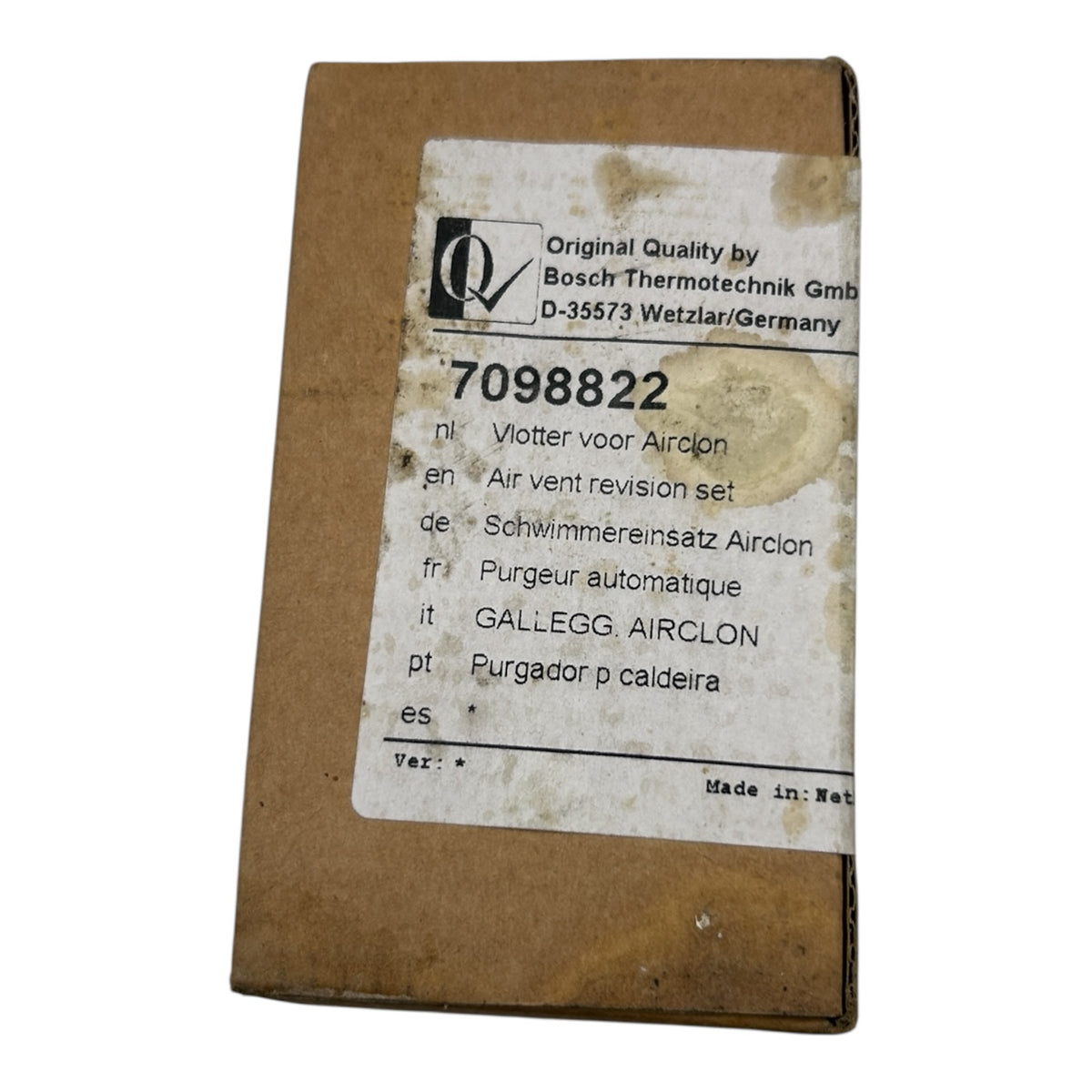 Buderus 7098822 Sieger Schwimmereinsatz Entlüfter GB112,142 BK11