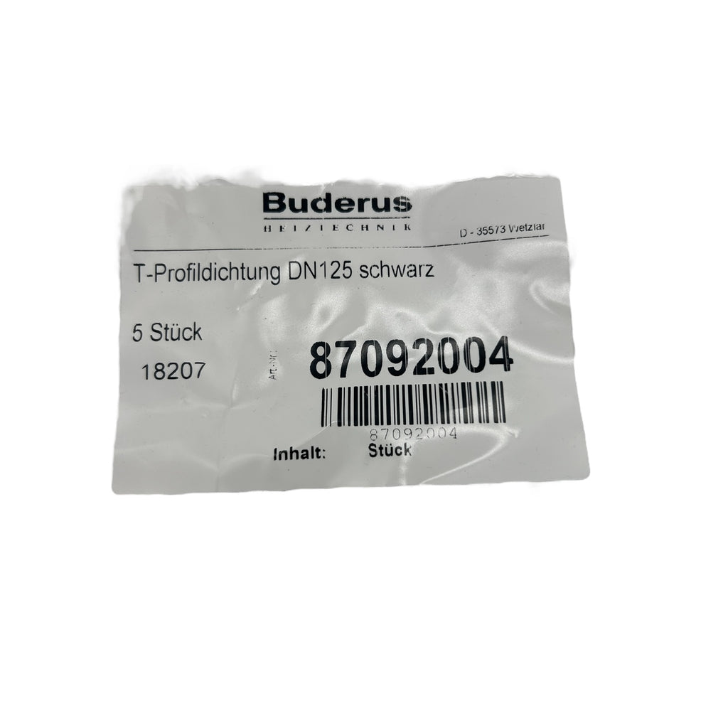 Buderus T-Profildichtung 87092004 DN125 schwarz