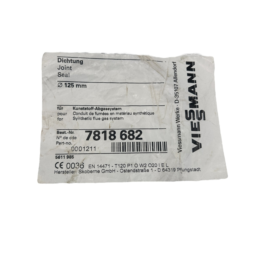 Viessmann Lippendichtung System D125 schwarz 7818682