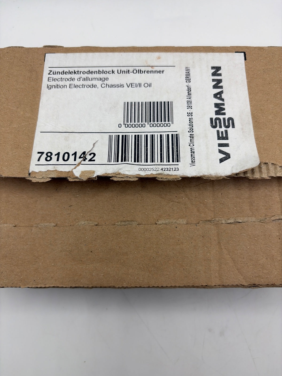 Viessmann 7810142 Zündelektrodenblock für UNIT -Ölbrenner bis 92 #
