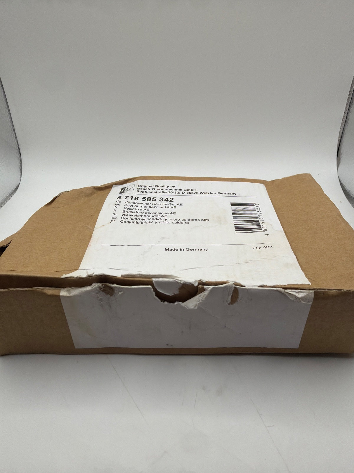 Buderus 8718585342 Bosch Zündbrenner Zündbrenner-Set AE, nicht Multigas everp