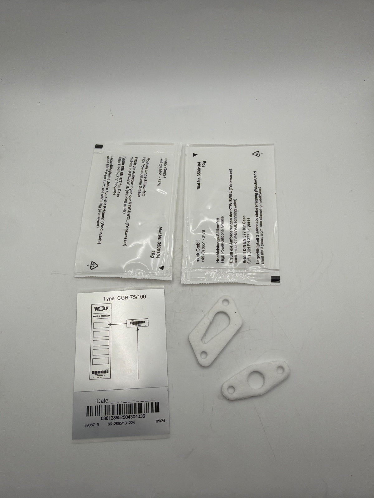 Wolff 8612865 Wolf Wartungsset Gasbrennwertthermen CGB 75/100 / Heizung Brenner
