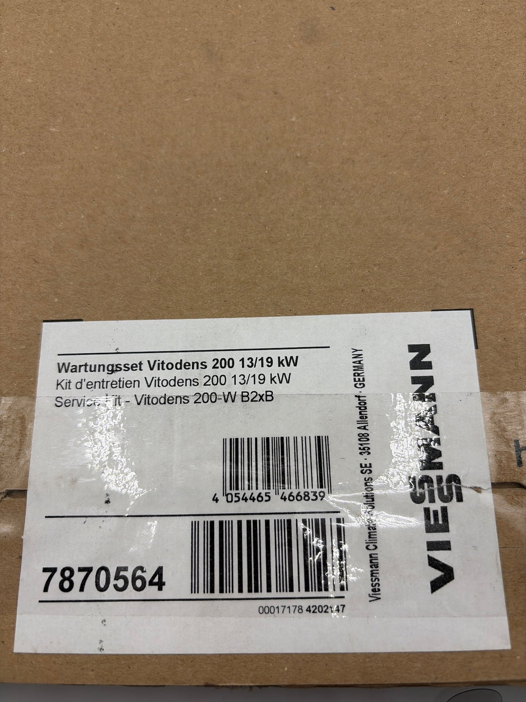 Viessmann 7870564 Wartungsset Vitodens 200-W 13/19 kW ab BJ 2016