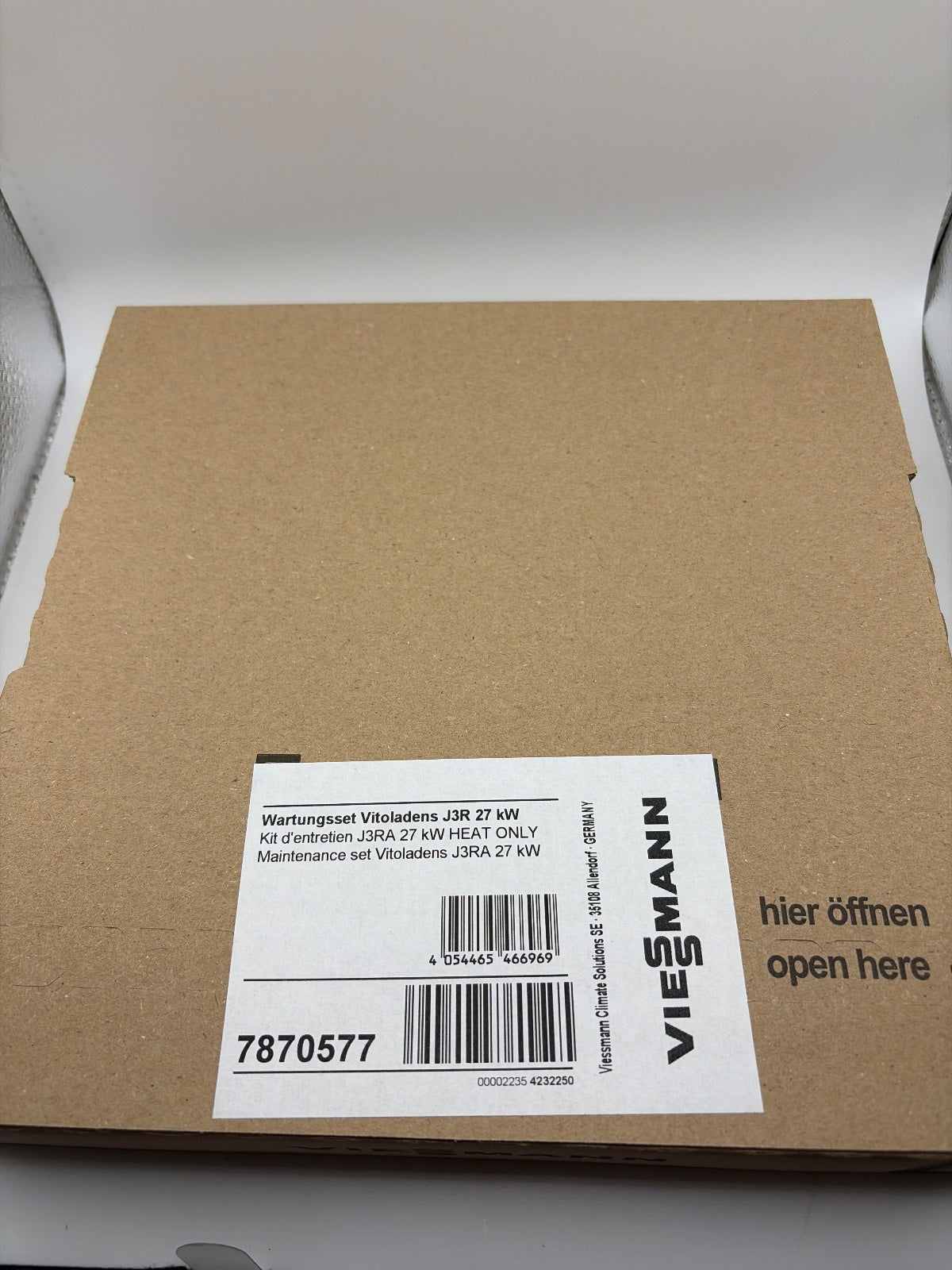 Viessmann Wartungsset 7870577 Vitoladens 300-C J3R 27 kW geöffnet